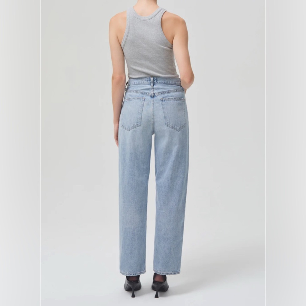 AGOLDE Criss Cross Upsized Jean in suburbia medium wash size 26 - Picture 3 of 10